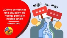 Comunicación huelga parcial y total sistema RED
