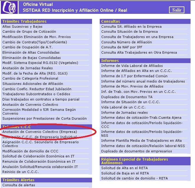 Guía convenios colectivos